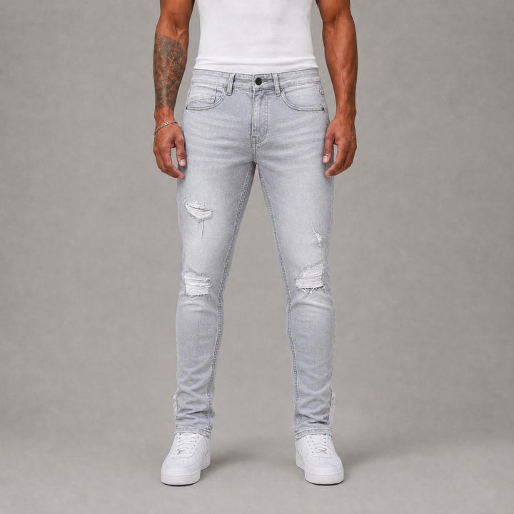 Skinny Denim Jeans - Grey
