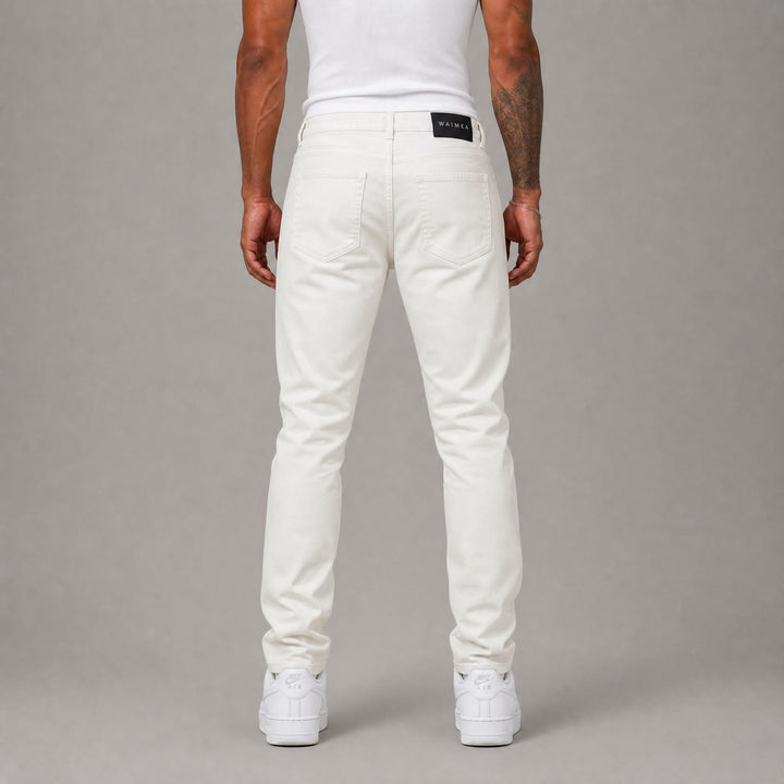 Skinny Denim Jeans - White