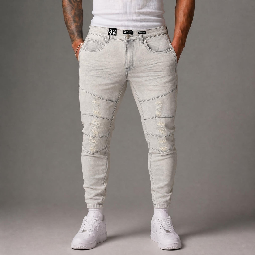 Skinny Fit Jeans - Grey Sand