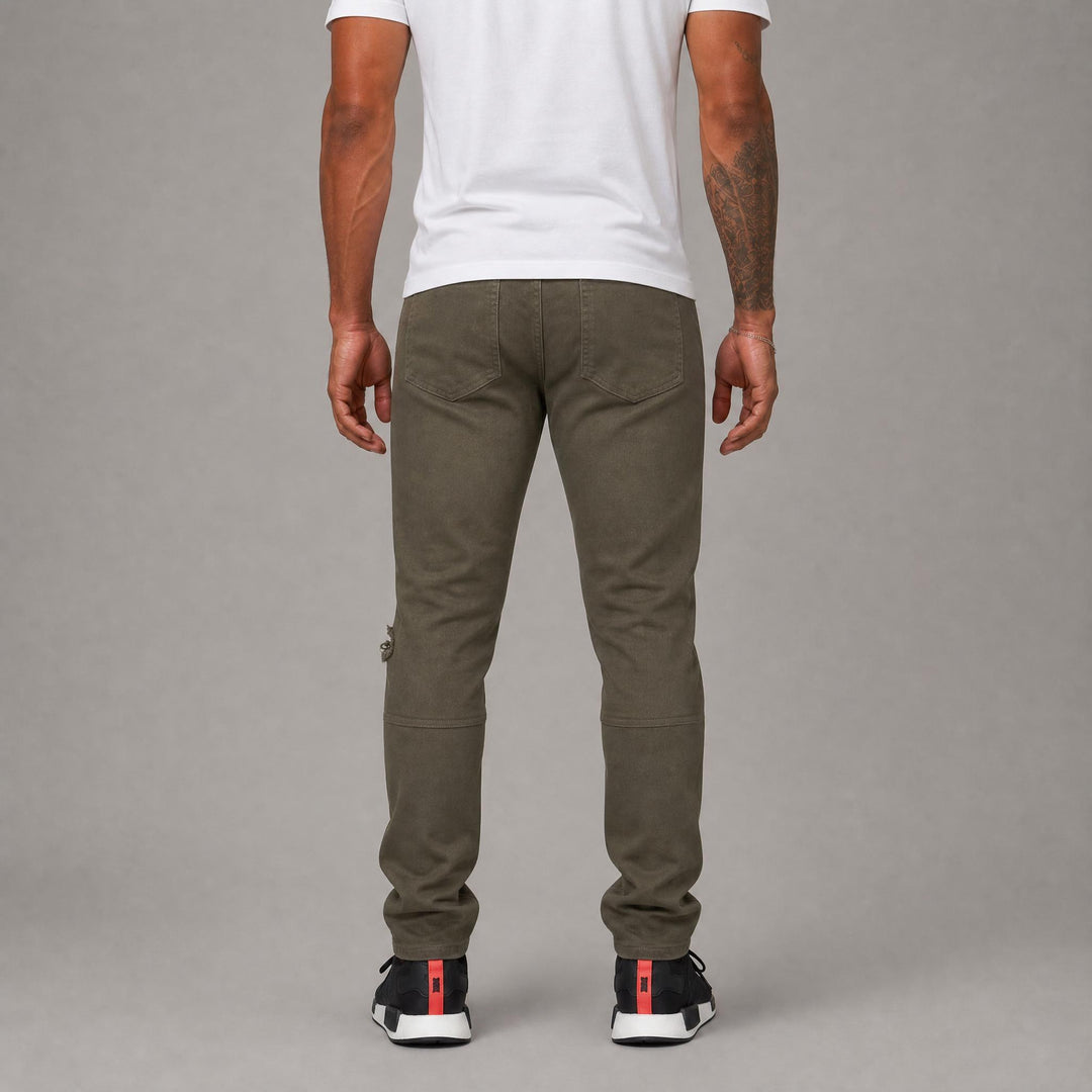 Skinny Fit Jeans Olive - KNB3119