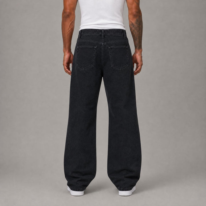 Slight Rip Skinny Jeans - Black