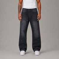 Slight Rip Skinny Jeans - Black