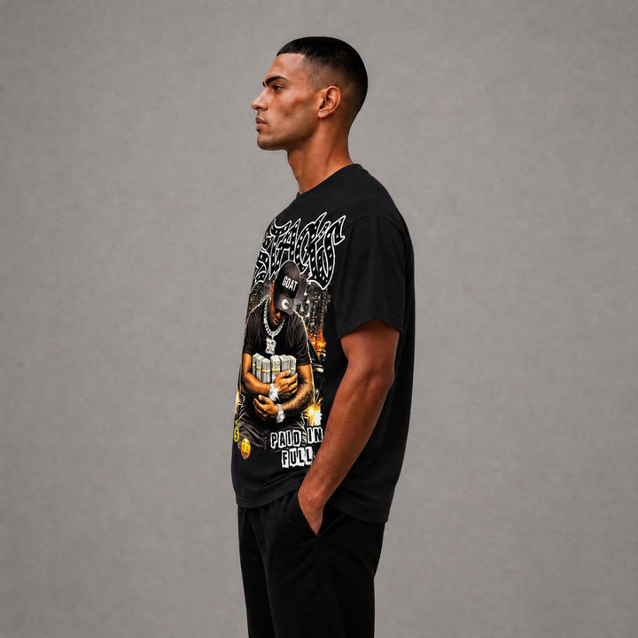 Stacks Graphic Tee - Black