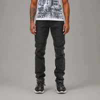 Star Patch Skinny Pants - Men's Streetwear Pants