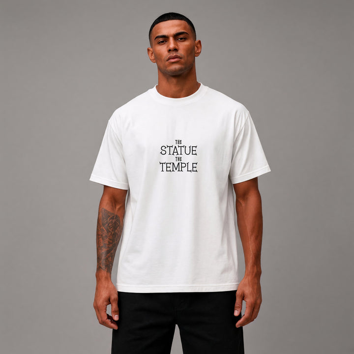 Statue Temple T-Shirt (CL14 White)