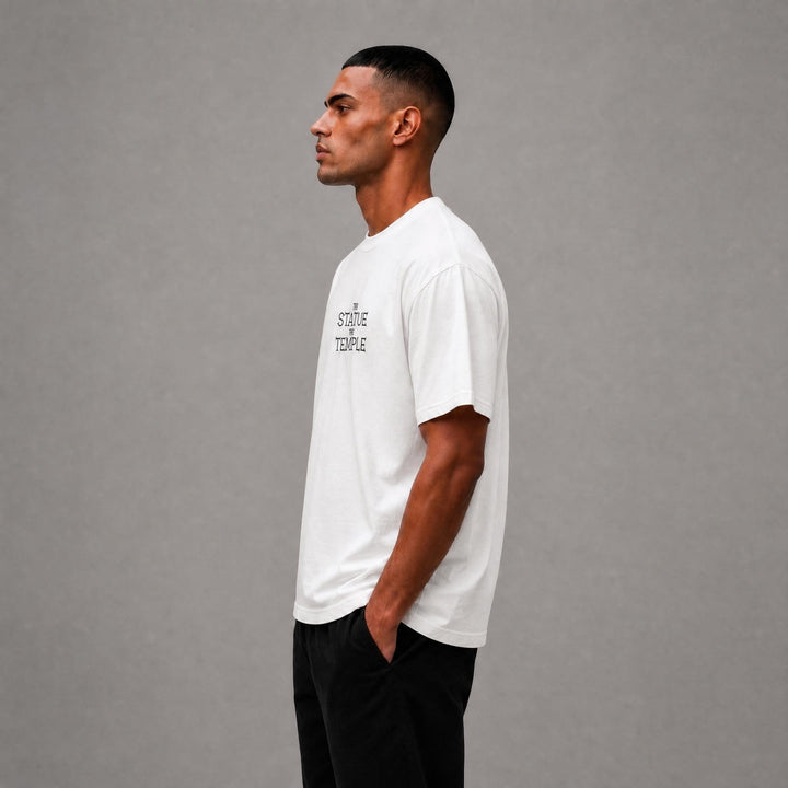 Statue Temple T-Shirt (CL14 White)