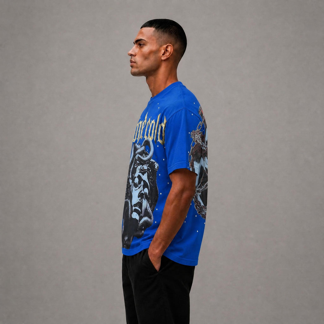 Stone Cold T-Shirt - Blue
