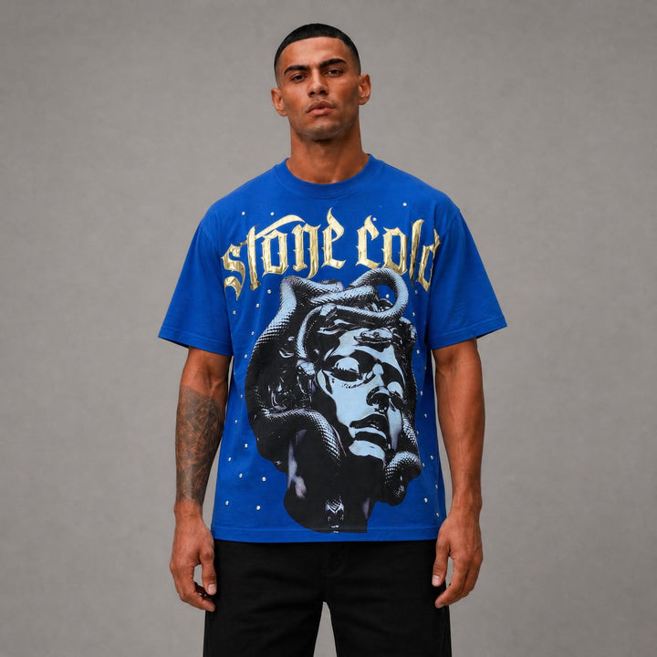 Stone Cold T-Shirt - Blue
