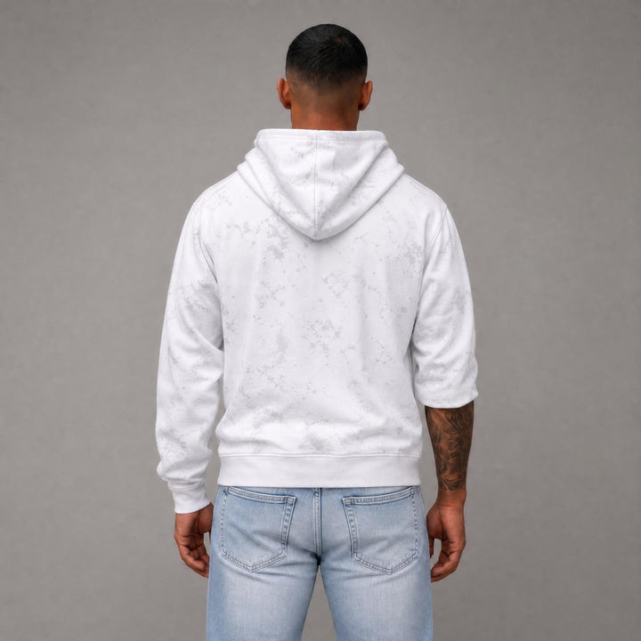 Studded DLXE Hoodie - White