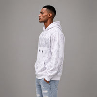 Studded DLXE Hoodie - White