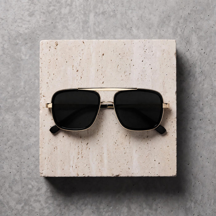 Sunglasses  (RRB2493) - Black/ Gold