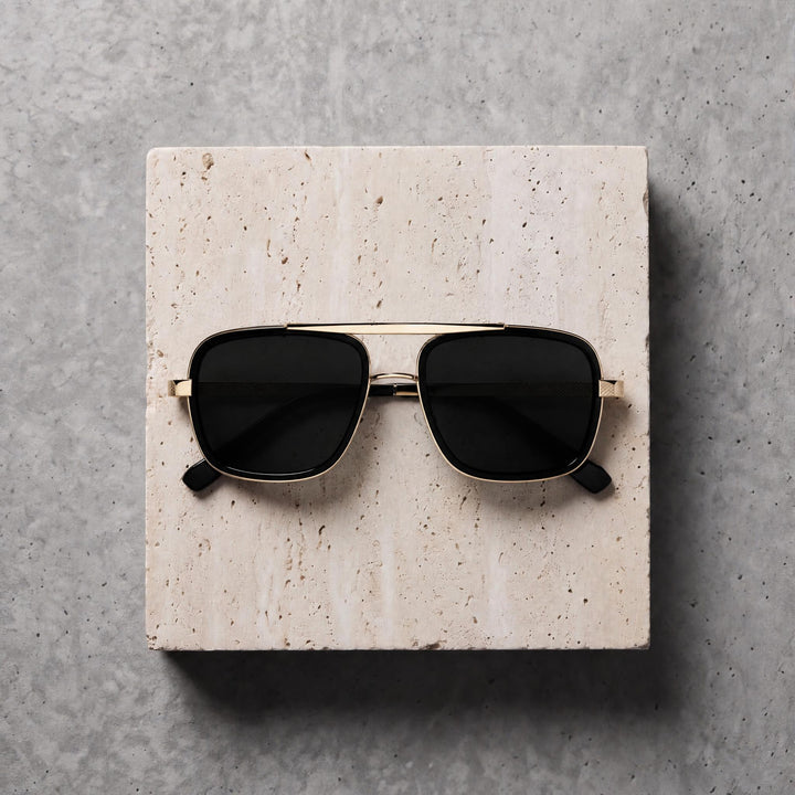 Sunglasses  (RRB2493) - Black/ Gold