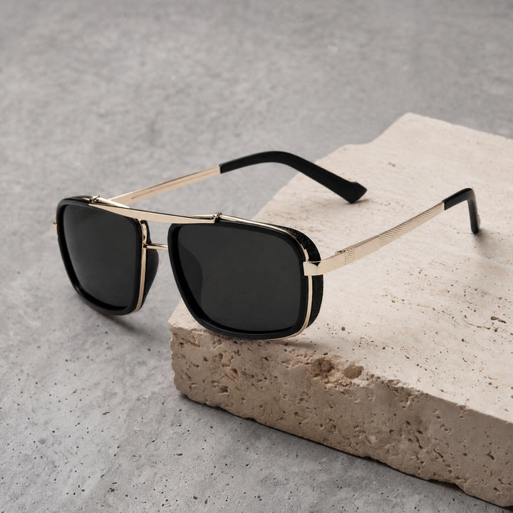 Sunglasses  (RRB2493) - Black/ Gold