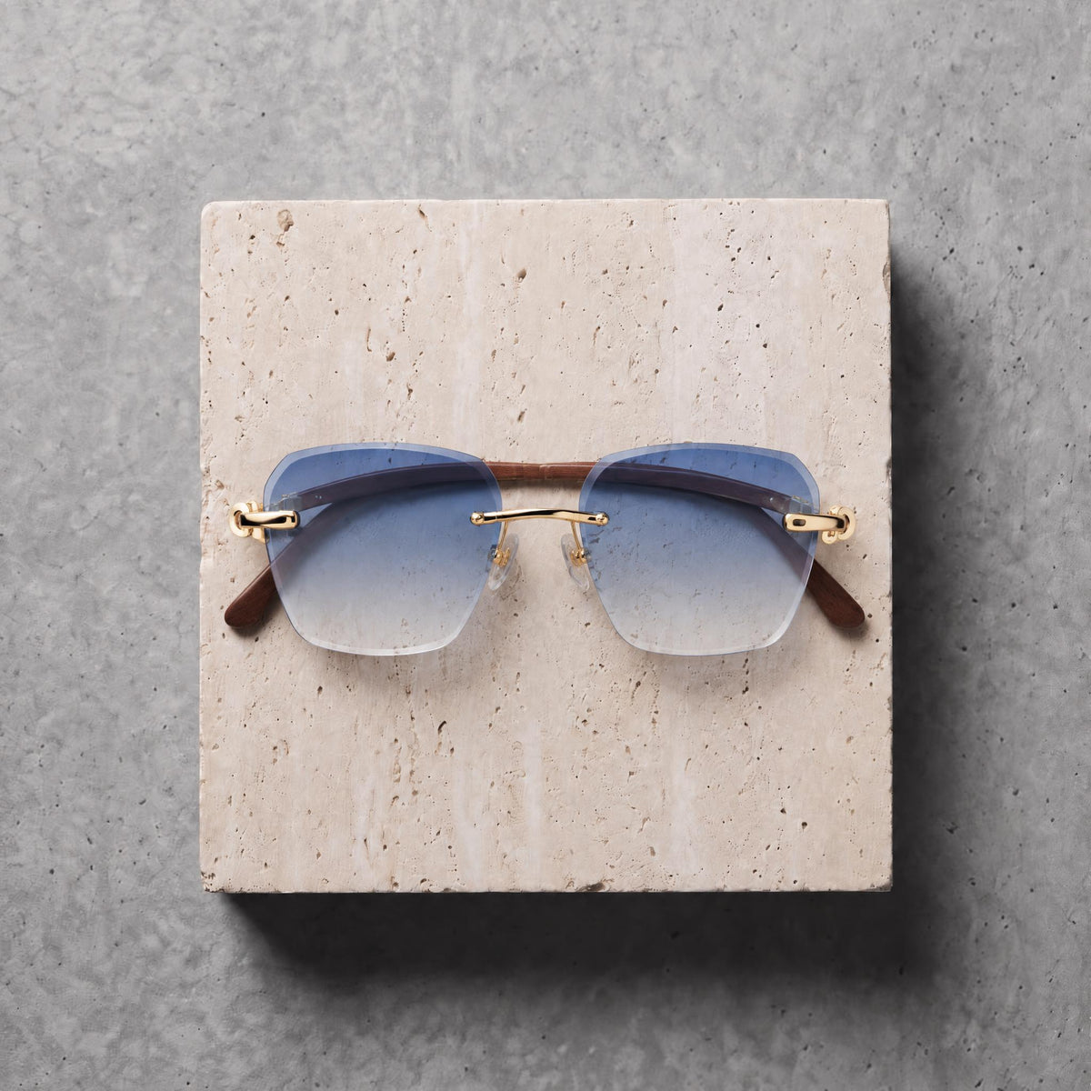 Sunglasses (rs2401) -Blue/Gold