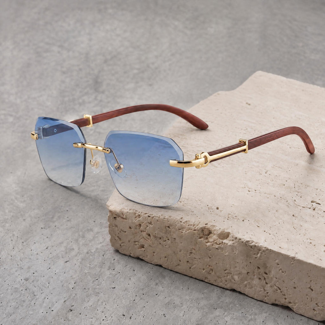 Sunglasses (rs2401) -Blue/Gold