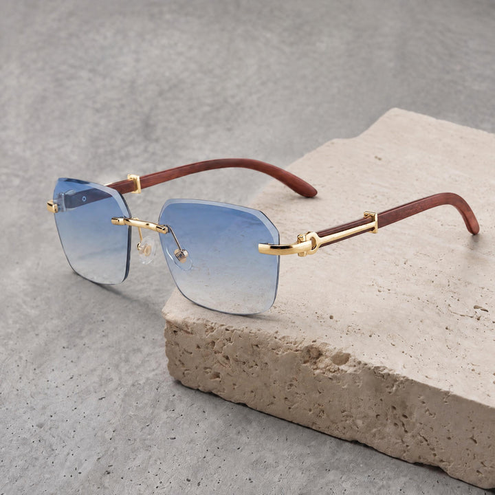 Sunglasses (rs2401) -Blue/Gold