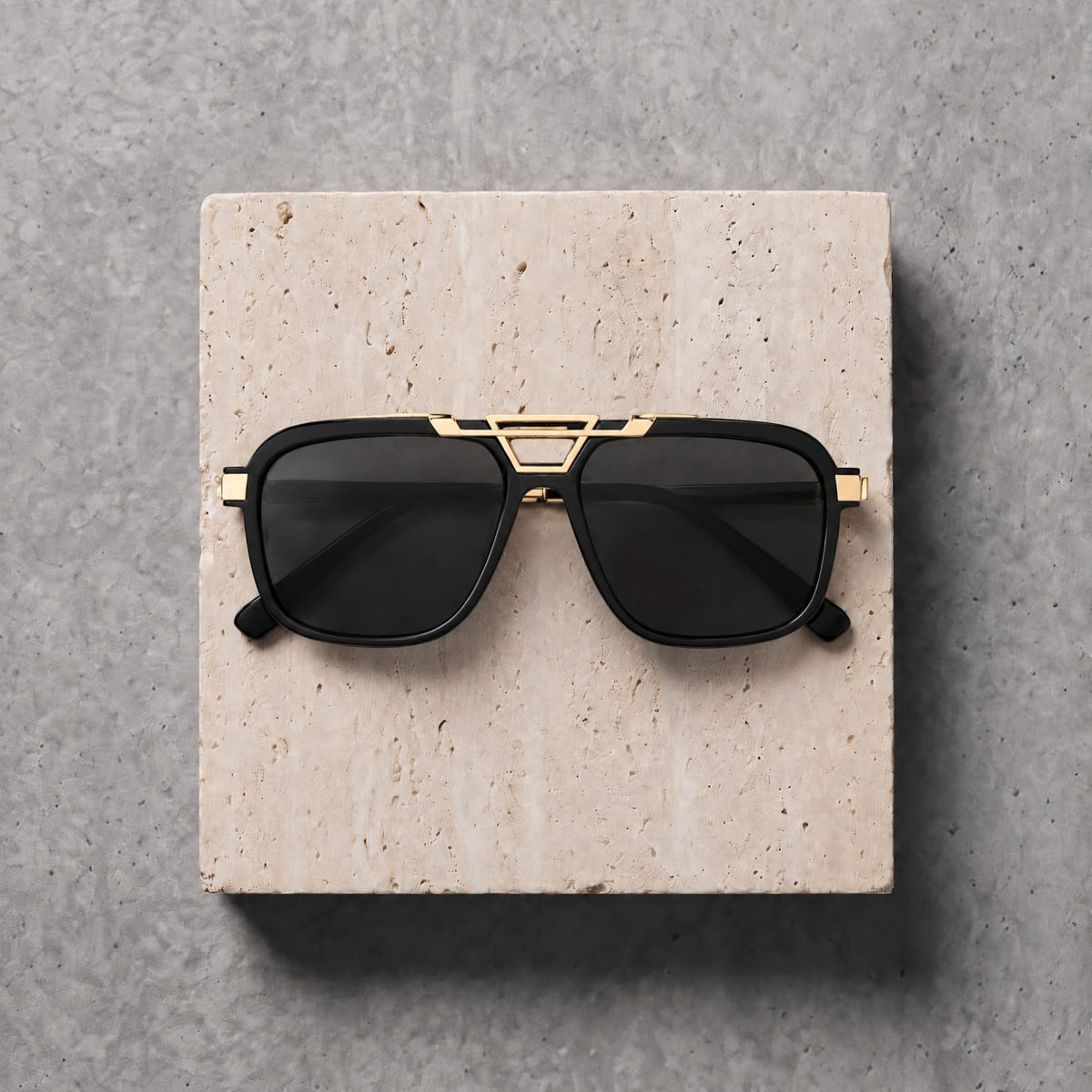 Sunglasses (rs2424) - black/gold
