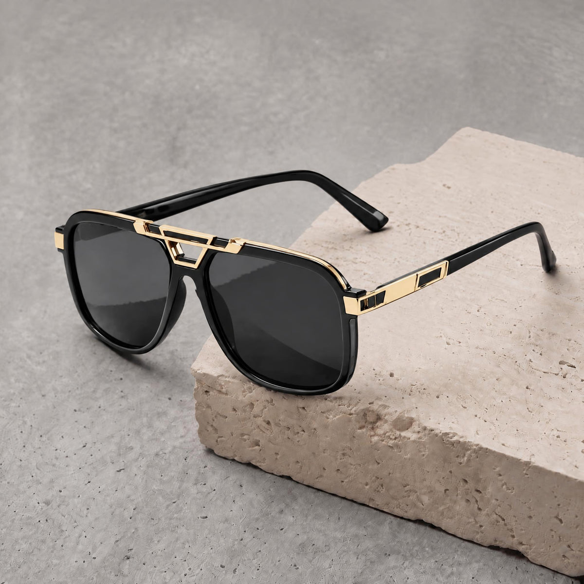 Sunglasses (rs2424) - black/gold