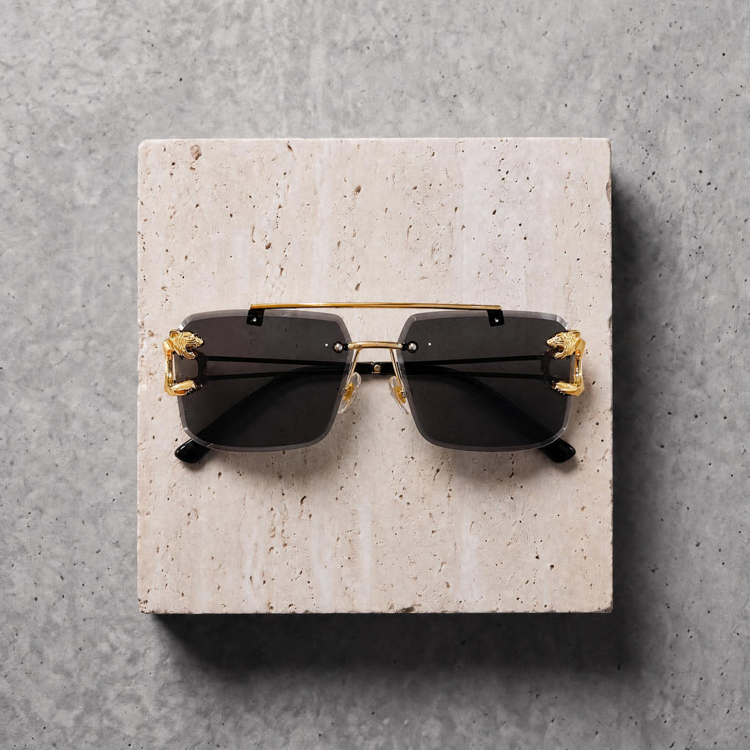 Sunglasses (rs2436) -Gold/Black