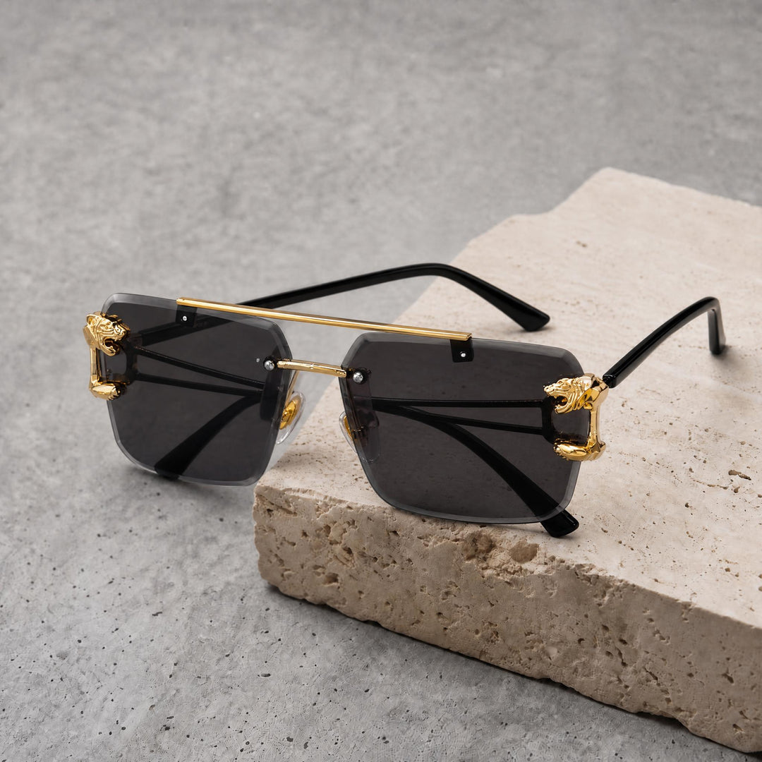 Sunglasses (rs2436) -Gold/Black