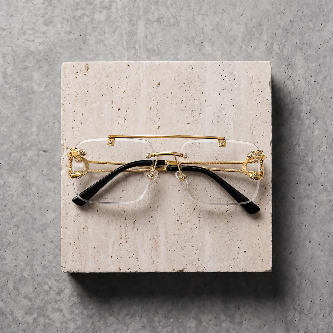 Sunglasses (rs2437) -Gold/clear