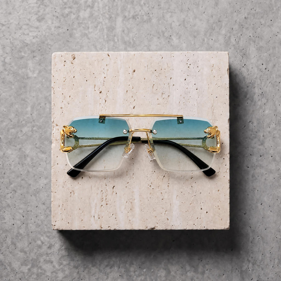 Sunglasses (rs2439) -Gold/Green