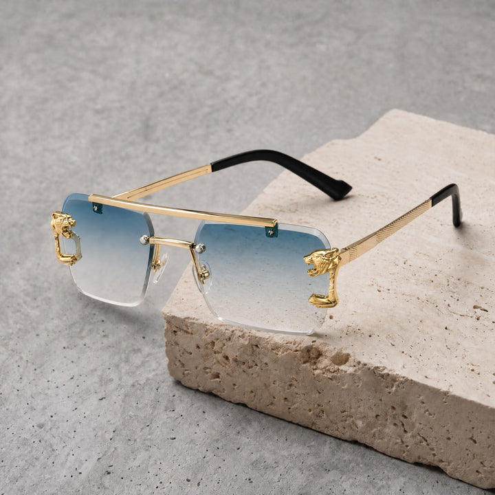 Sunglasses (rs2439) -Gold/Green