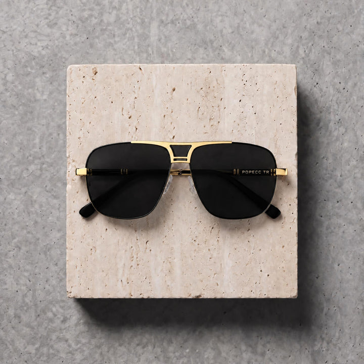 Sunglasses (rs2442) -Gold/Black