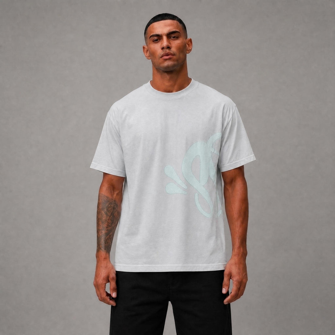 Synah Graphic Tee - Light Blue