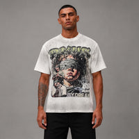Teen Angel French Terry Tee - Men's Graphic Streetwear T-Shirt