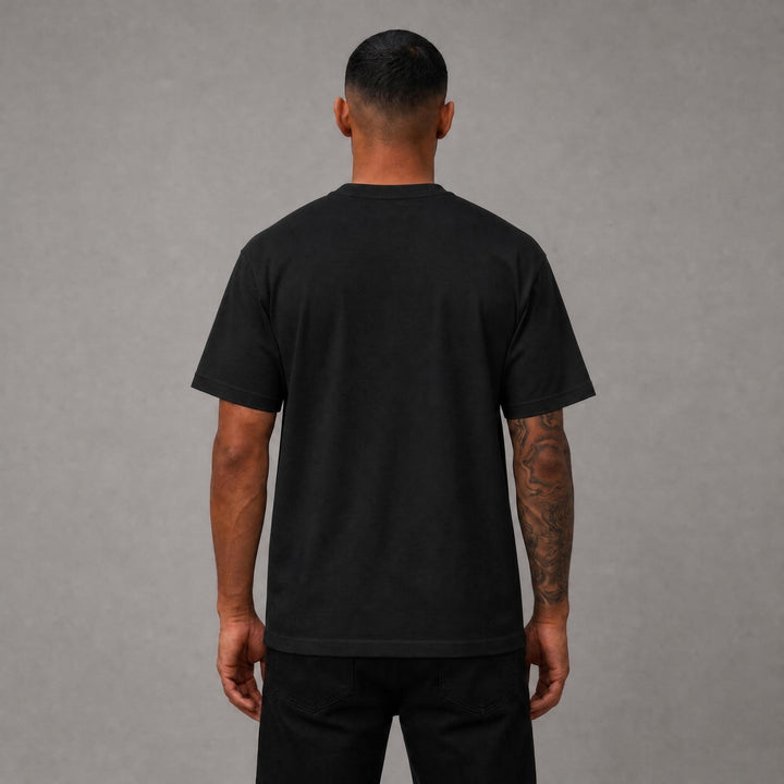 The Signal Cropped Tee - Black