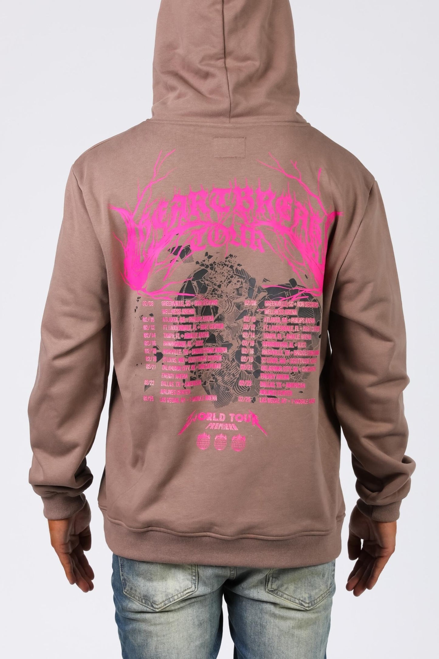 World Tour HeartBreaker Hoody - Tan