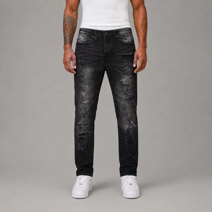 Washed Denim Pant
