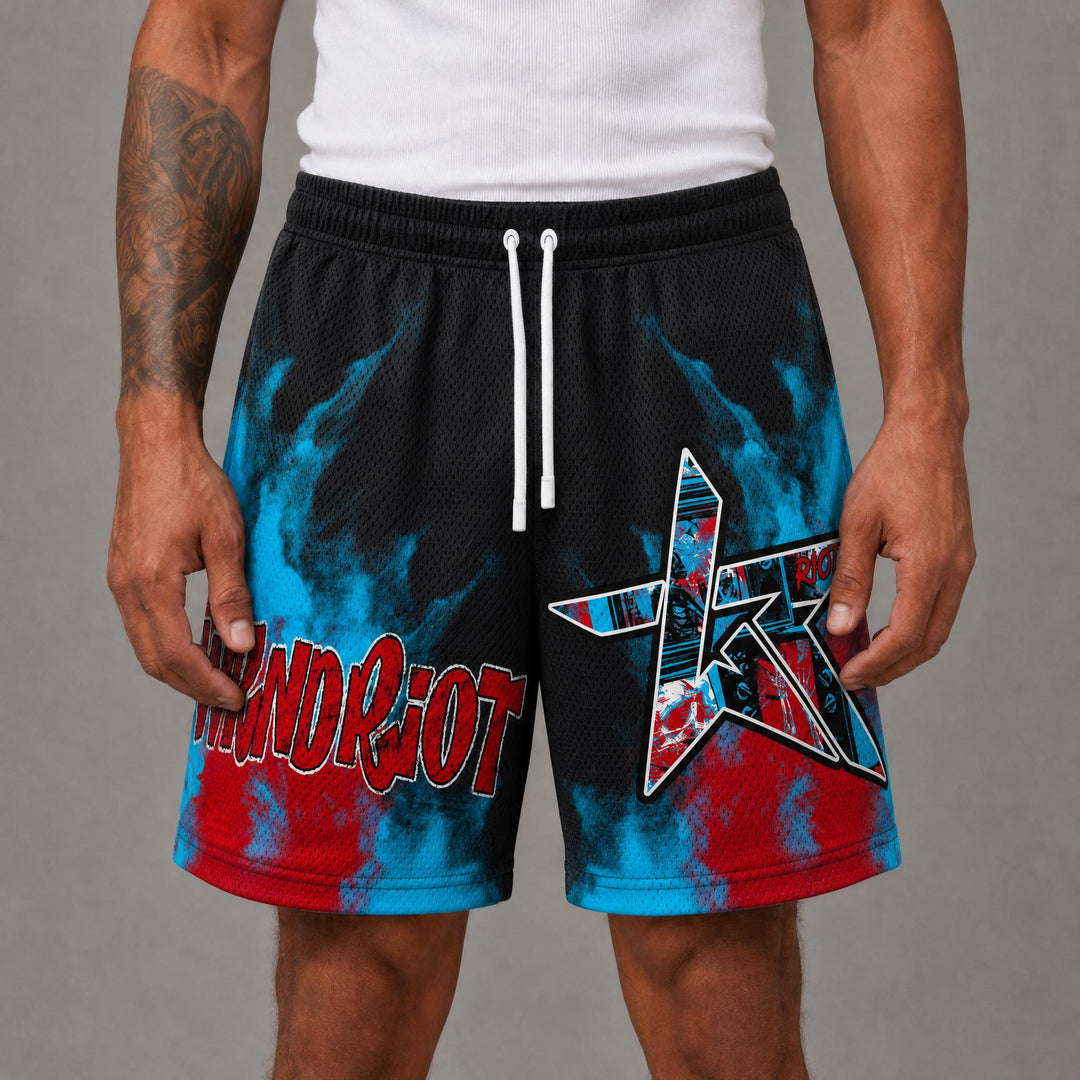 Watch Us Riot Shorts - Black