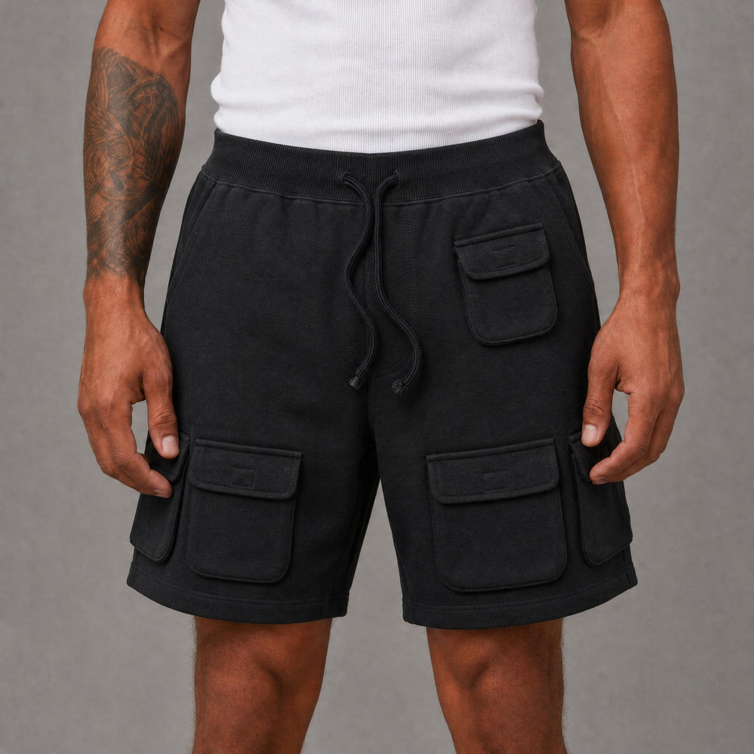 Whitecloud Cargo Fleece Short (S386) Black