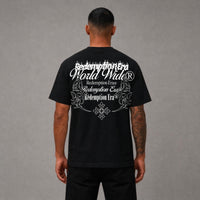 Worldwide Cropped Tee - Black