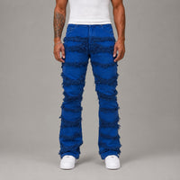 X-FRAYED TWILL PANTS
