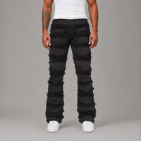 X-FRAYED TWILL PANTS