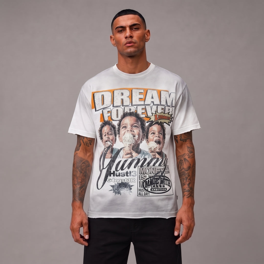 Yummy Icecream French Terry Tee - Men&