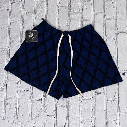 Ailip - Dark Blue Diamond Shorts