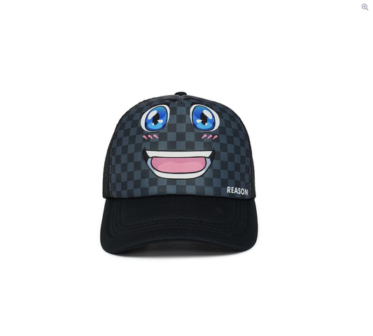 RTH-F-19 ANIME TRUCKER HAT NAVY