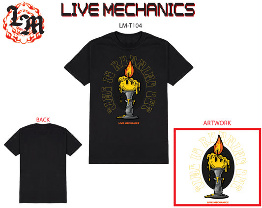 Live Mechanics Time is running out - Black t-shirt