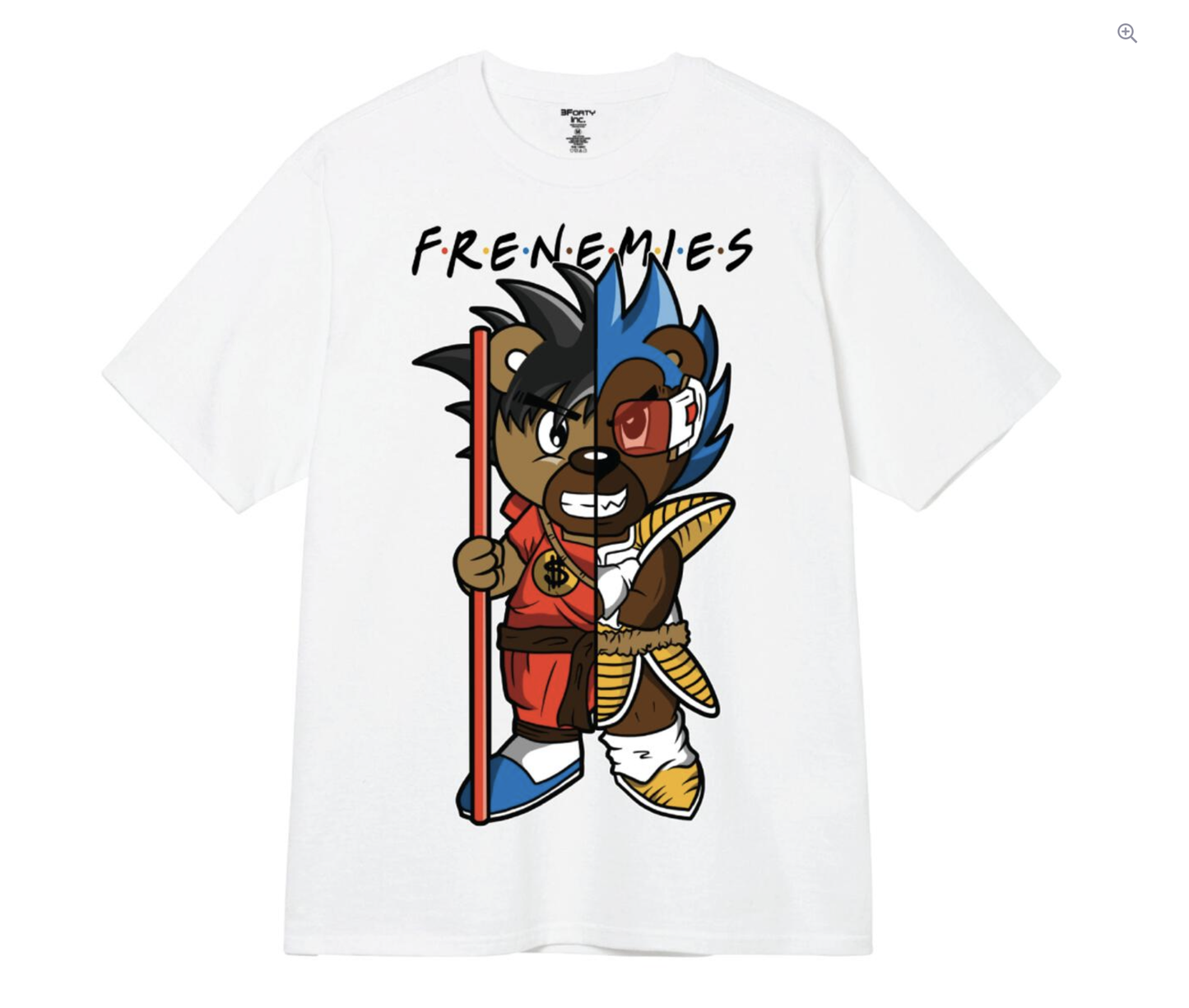 2681- Frenemies WHITE SUPER BEAR