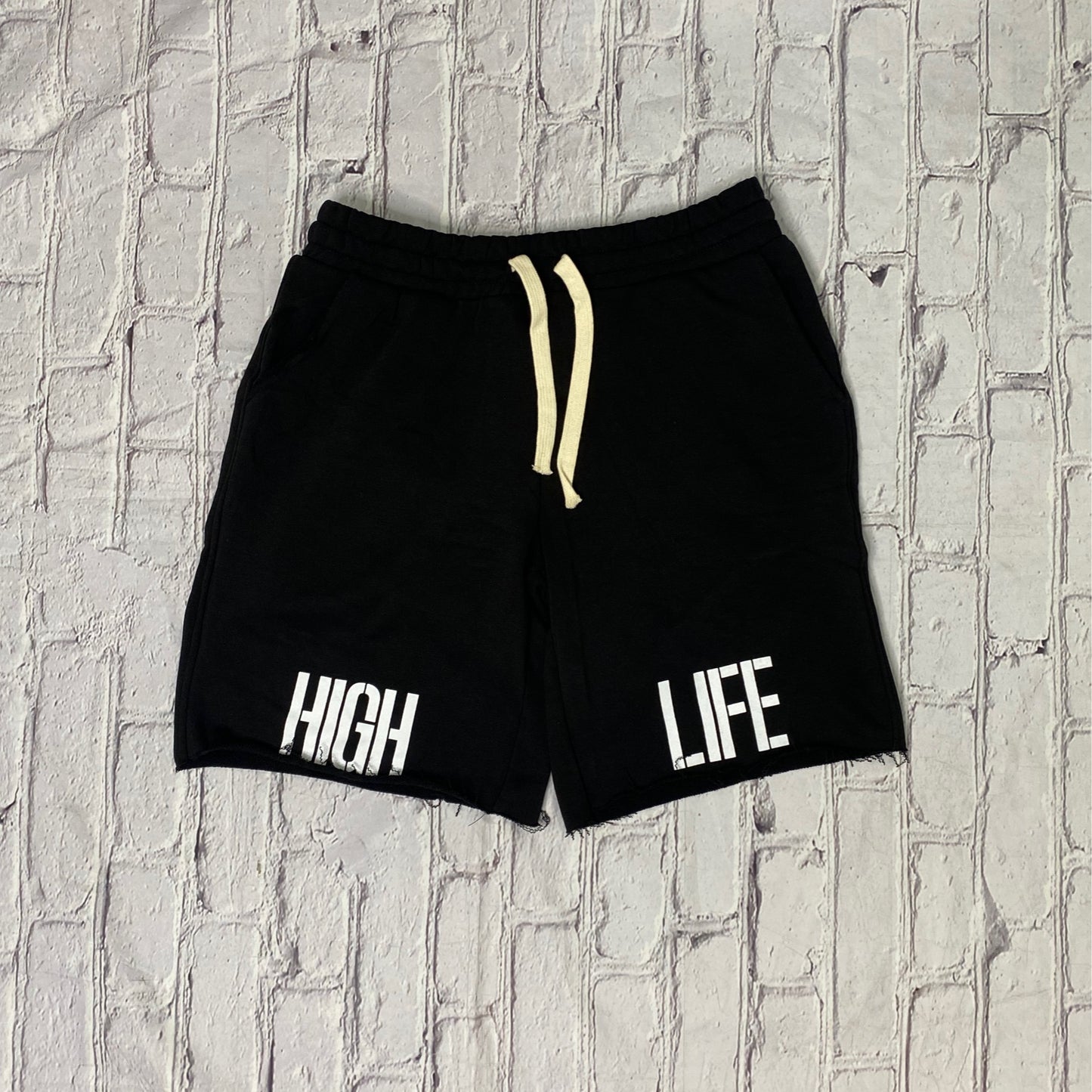 hl34- Rich Gang Black "High Life" Shorts