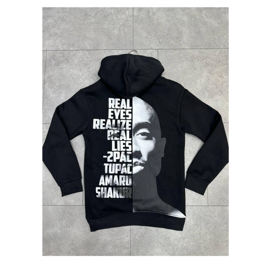 Real Eyes Hoodie Black - CT35