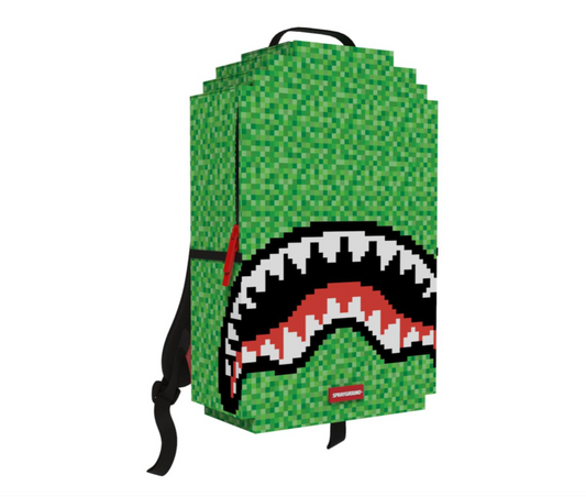 Pixel Shape Minecraft Sprayground backpack