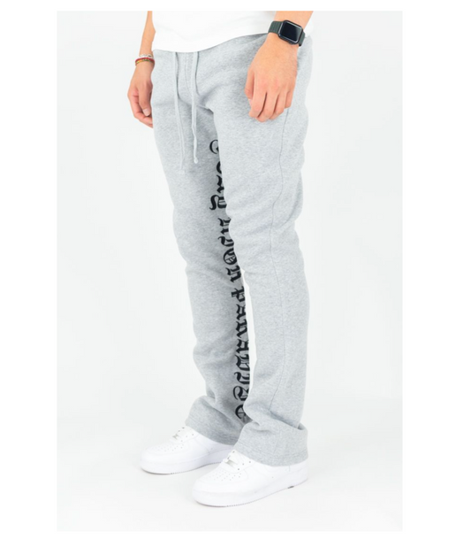 Stacked Fleece Pants (100-491 H.Grey)