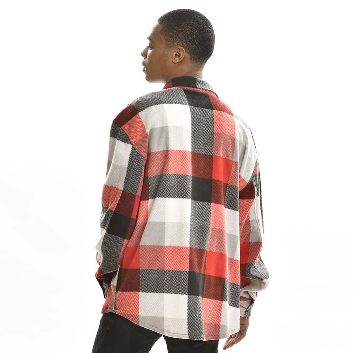 SF3832 - Plaid Fleece RED