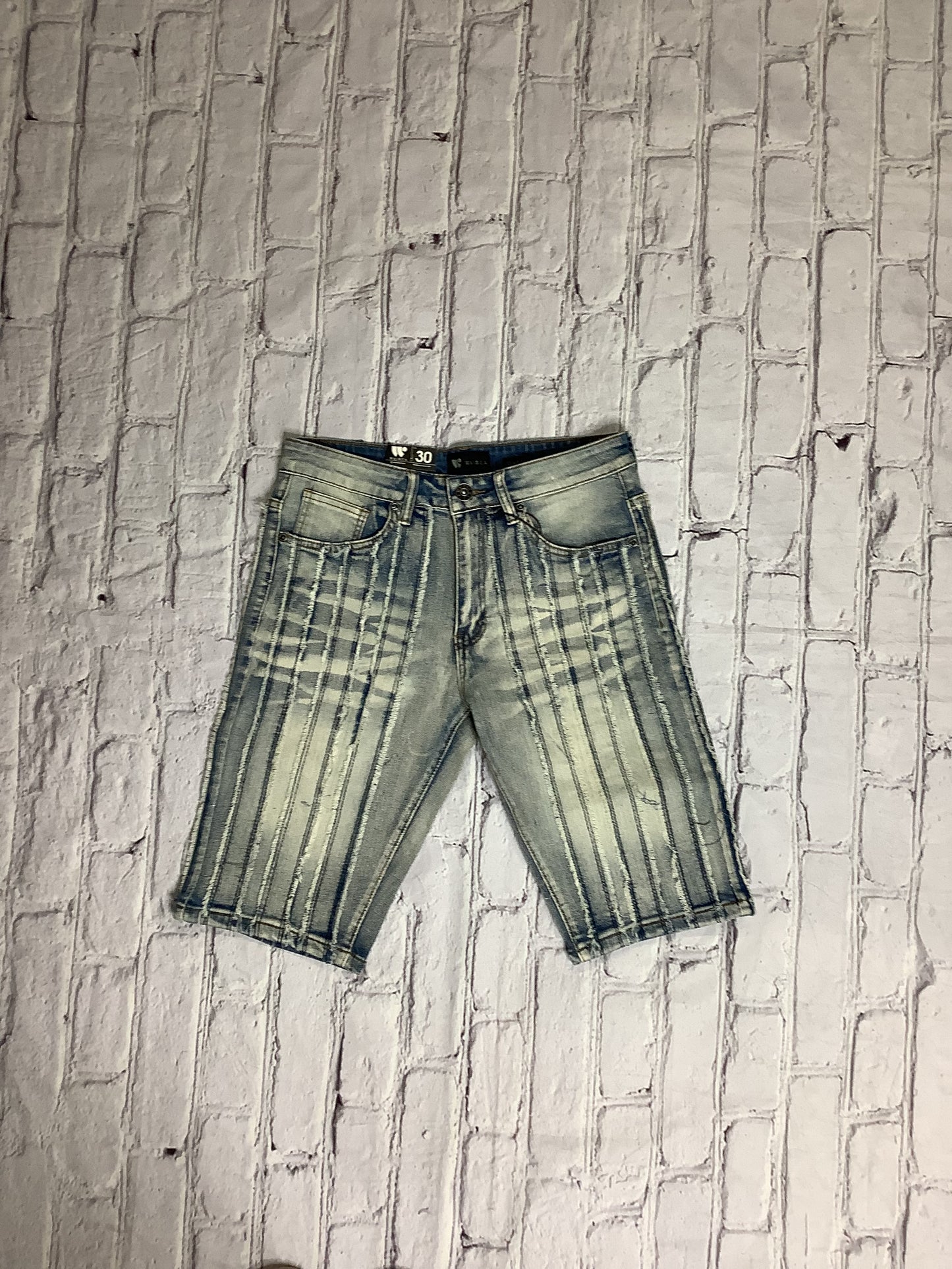 M7373D Blue Wash Shorts