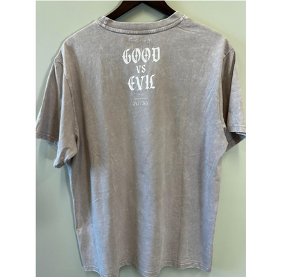 UNDRTD 4114 Taupe Good Vs Evil T-Shirt